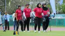 Tim Panahan Putri akhirnya berhasil mengakhiri perlombaan dengan skor 228-227. Hal tersebut membuat Ratih Zilizati Fadhly dkk sukses menyabet medali emas SEA Games 2025 nomor Compound. (Bola.com/Bagaskara Lazuardi)
