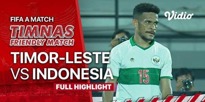 VIDEO: Putra-putra Papua Bawa Timnas Indonesia Menang 3-0 atas Timor Leste