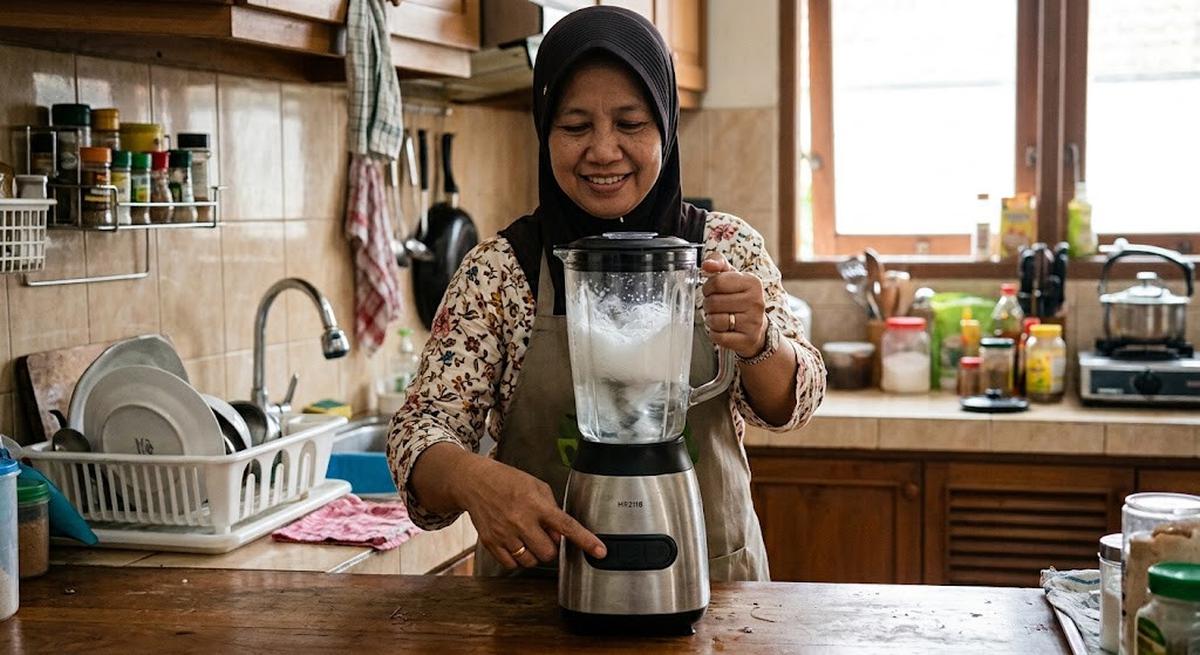 6 Cara Membersihkan Blender Tanpa Membongkar Pisau, Cukup Pakai Air dan Sabun