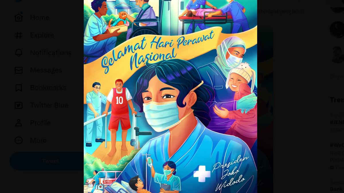Pesan Jokowi di Hari Perawat Nasional 2023: Mereka Tak Sekadar Beri