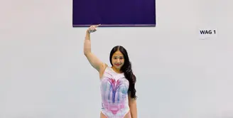 Atlet senam Indonesia Rifda Irfanaluthfi mengakhiri perjalanan di Olimpiade Paris 2024. [Foto: Instagram/ rifdairfanaluthfi]