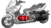 Toyota Kembangkan Skuter Hidrogen Berbasis Suzuki Burgman