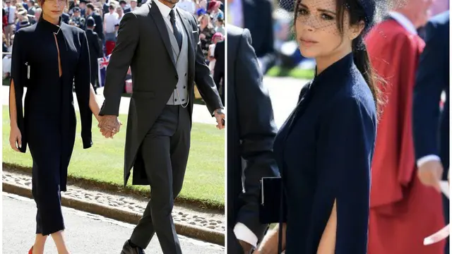 [Bintang] Selain Sang Pengantin, Intip Gaya Vicktoria Beckham dan Deretan Seleb di Pernikahan Pangeran Harry-Meghan Markle