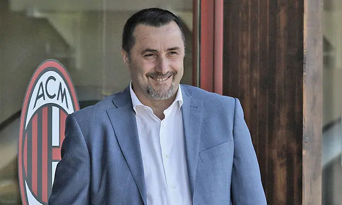 Direktur olahraga AC Milan, Massimiliano Mirabelli (AFP)