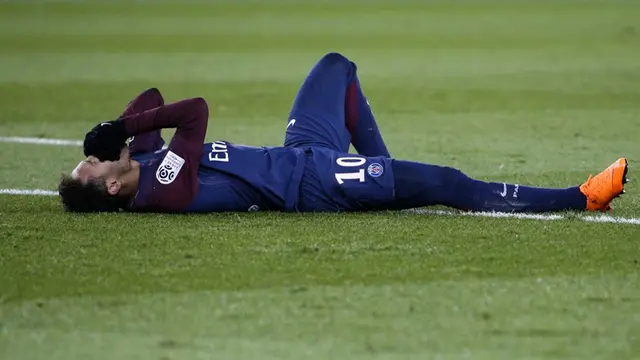 Penyerang Paris Saint-Germain, Neymar.