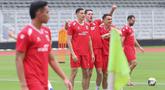 Pertandingan ini akan menjadi laga pembuktian kemampuan Timnas Indonesia menghadapi tim Eropa. Tampak dalam foto, para pemain Timnas Indonesia saat sesi latihan untuk FIFA Series 2026 Stadion Madya, Kompleks Gelora Bung Karno, Senayan, Jakarta, Minggu (29/3/2026). (Bola.com/M Iqbal Ichsan)