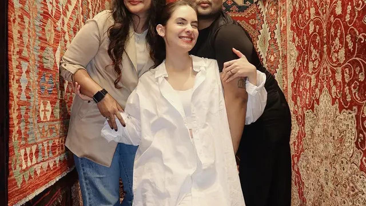 6 Potret Kebersamaan Steffi Zamora danNinoFernandez, Salfok Pakai Outfit Senada