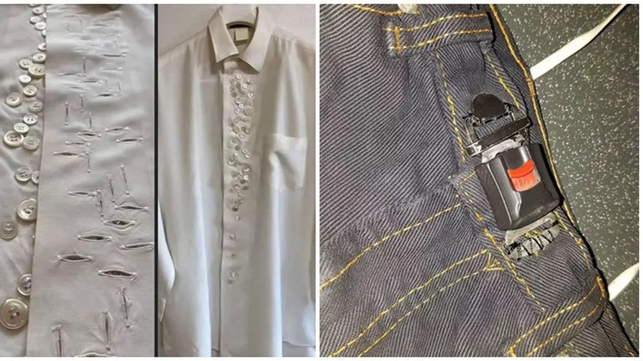 6 Potret Kancing Baju dan Celana Nyeleneh Ini Cara Pakainya Bikin Repot