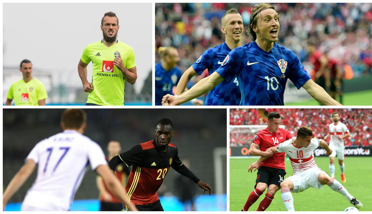 Inilah 11 pemain mantan pengungsi di Piala Eropa 2016. (AFP)
