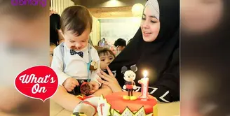 Risty Tagor dan Stuart Collin sama-sama buat pesan menyentuh di hari ulang tahun anaknya, Arkana Rafif Bisyari yang pertama.