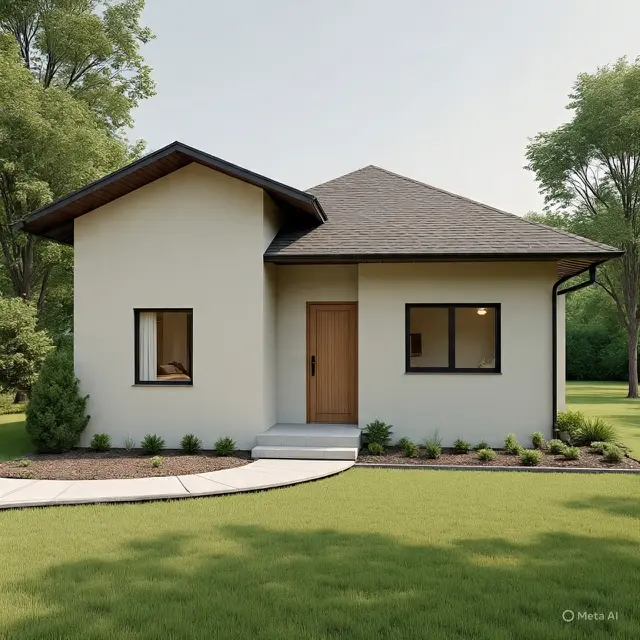 Desain Rumah 8x5 Sederhana 2 Kamar
