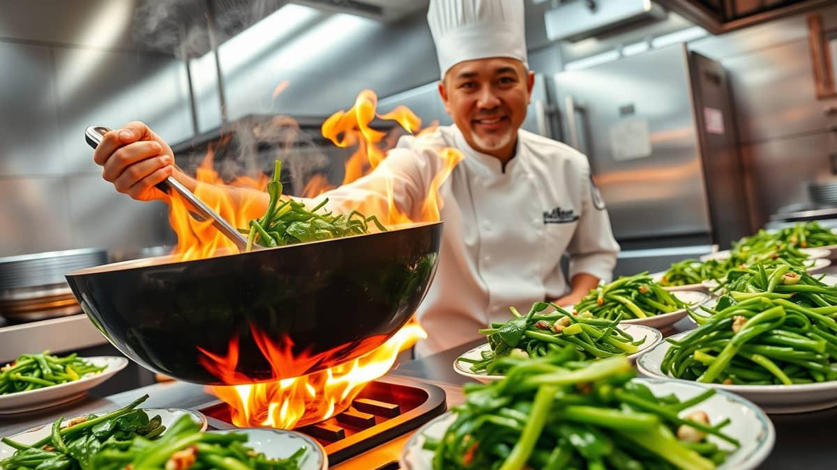 3 Langkah Mudah Membuat Cah Kangkung Tetap Hijau Segar Seperti di Restoran