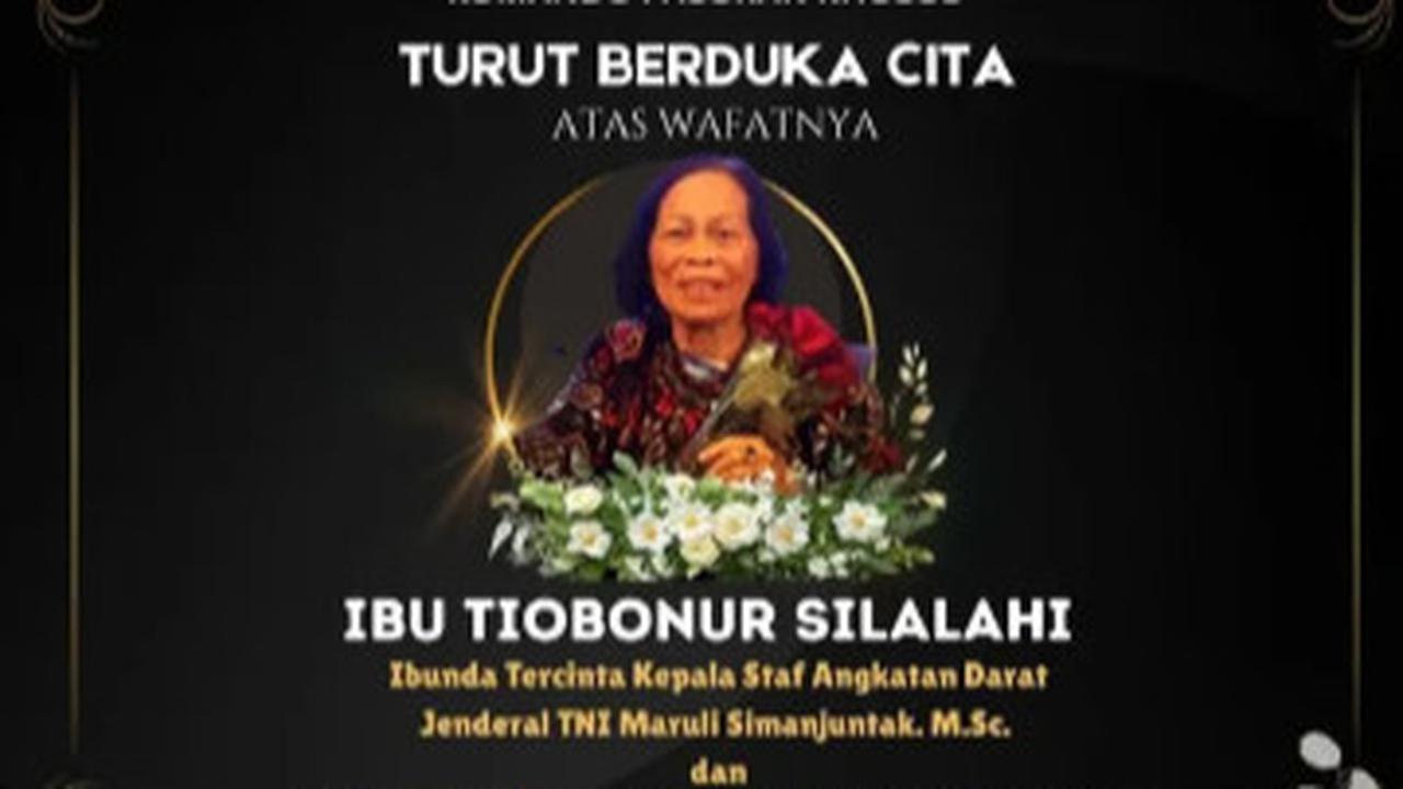 Kasad Jenderal TNI Maruli dan Keluarga Besar Kopassus Berduka