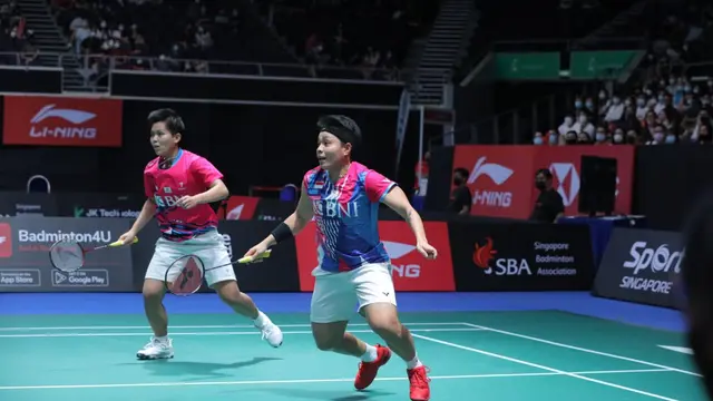 Apriyani Rahayu/Siti Fadia Silva Ramadhanti - Apri/Fadia - Singapore Open 2022 -1
