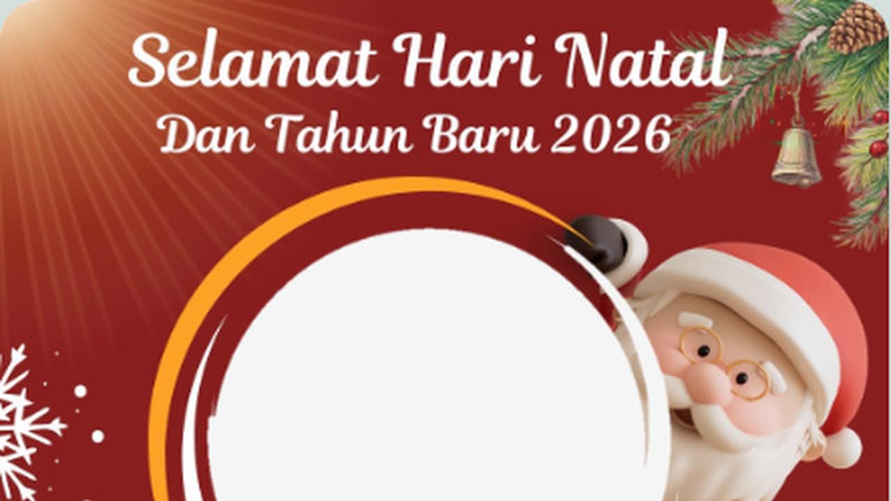 Twibbon Semangat Natal dan Tahun Baru 2026