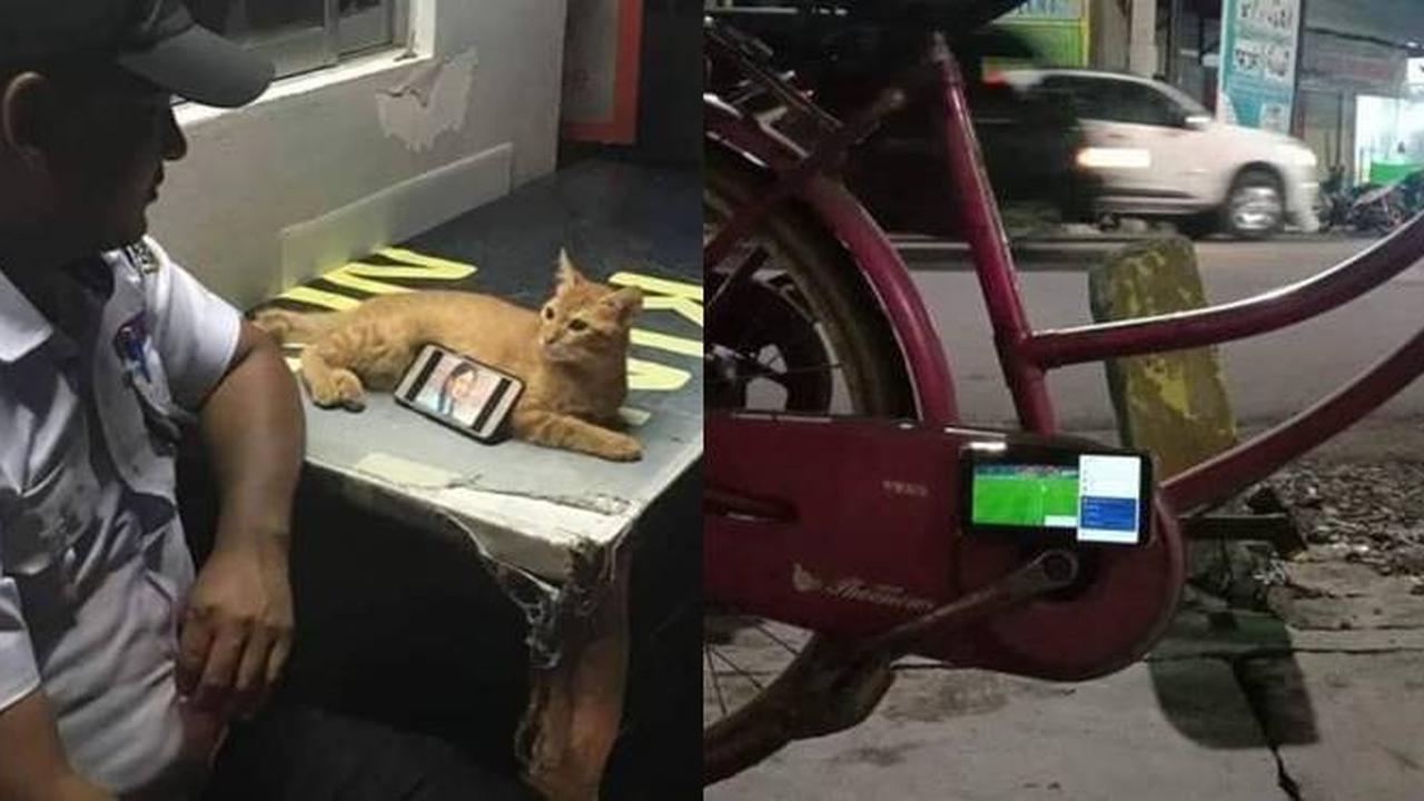 8 Aksi Nyeleneh Orang Enggak Punya Tripod saat Pakai Gadget Ini Kocak