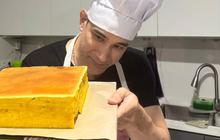 Paket Lengkap! Ganteng, Gagah dan Jago Bikin Kue, Aksi Okan Cornelius Bikin Lapis Legit