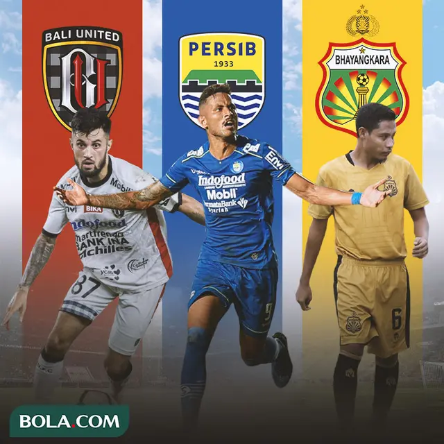 BRI Liga 1 - Stefano Lilipaly, Wander Luiz, Evan Dimas
