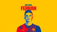 Ferran Torres resmi bergabung dengan Barcelona. (Dok. Barcelona)