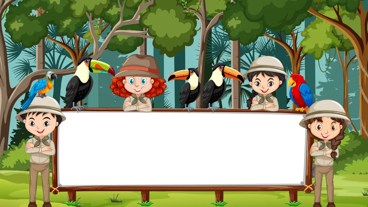 Ilustrasi makhluk hidup, alam