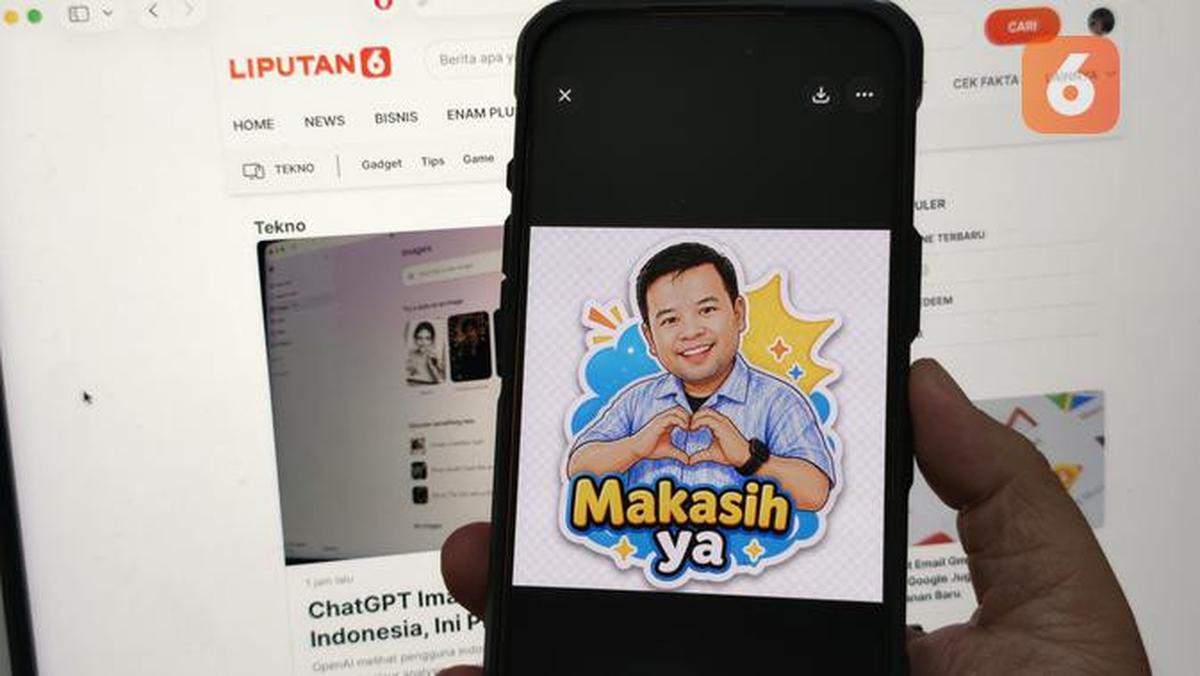 ChatGPT Images 2.0 Bisa Bikin Stiker AI untuk WhatsApp dkk. (Liputan6.com/ Yuslianson)