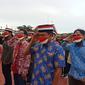 Belasan mantan narapidana terorisme (napiter) di Sulawesi Tengah mengikuti upacara peringatan kemerdekaan ke-77 Indonesia di Mapolda Sulteng.
