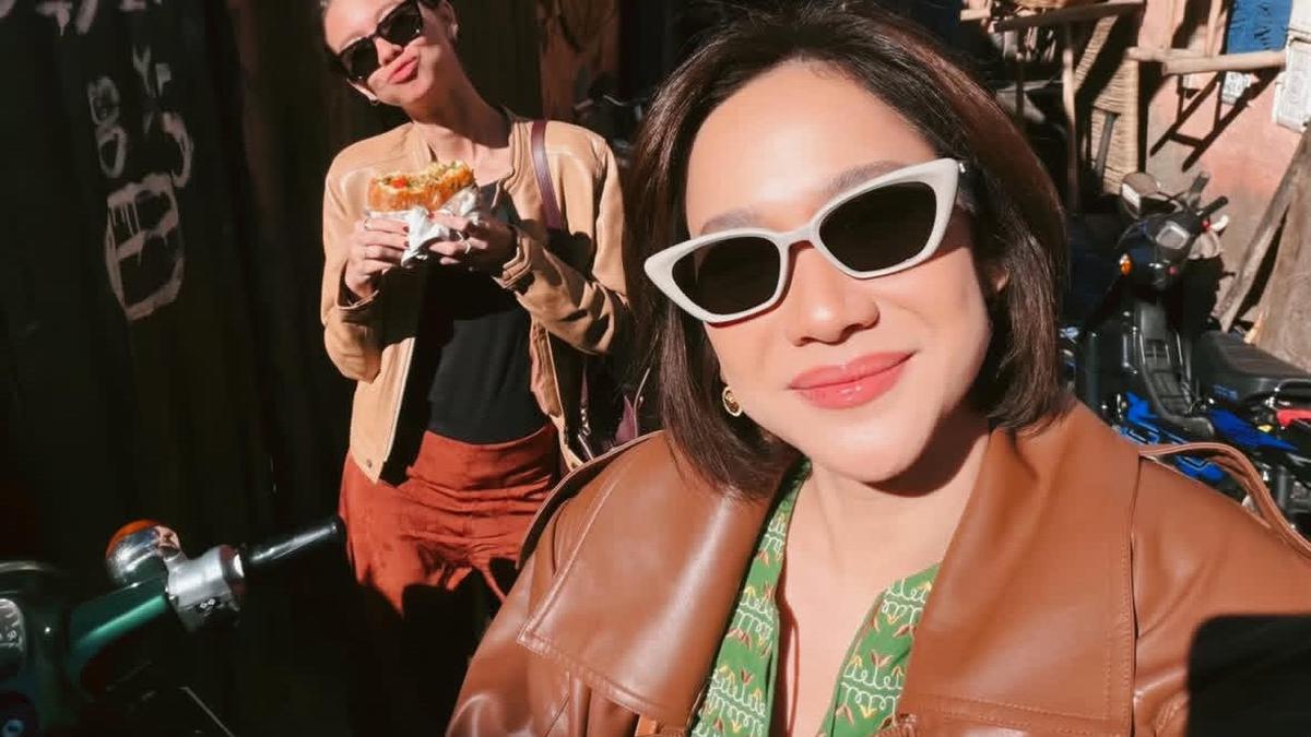5 Gaya Aesthetic Para Artis Berkunjung ke Pasar Tradisional Maroko, Aaliyah Massaid, Mahalini, BCL Bawa Tas Hermes