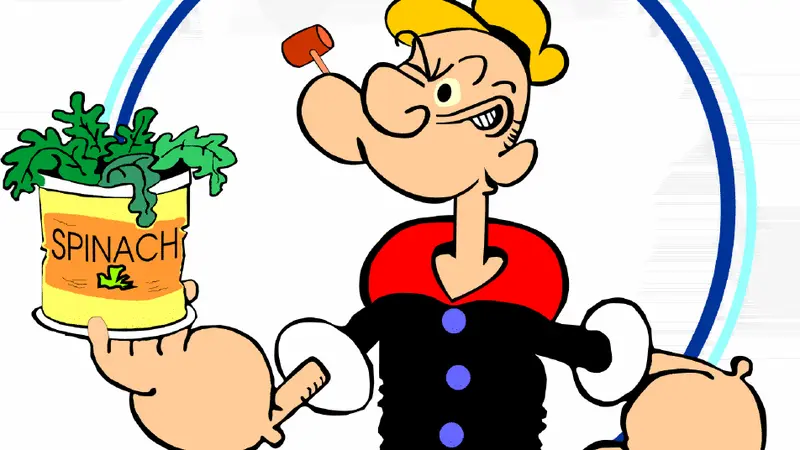 Popeye Jadi `Umpan` Orangtua Agar Anak Mau Makan Bayam