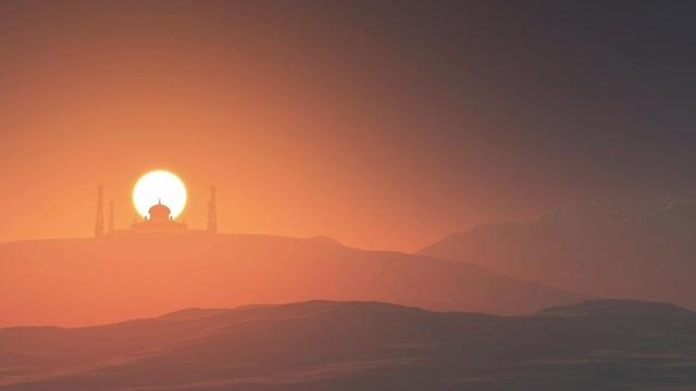 Ilustrasi ucapan selamat pagi Islami