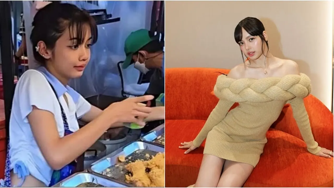 Mirip Lisa BLACKPINK, Penjual Ayam Goreng di Pasar Thailand Ini Viral