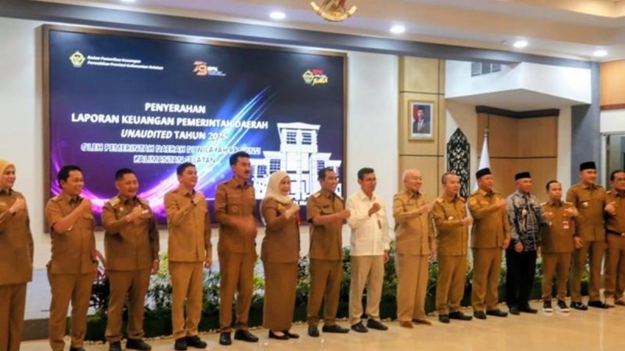 Pemprov Kalsel Serahkan 14 LKPD Unaudited, BPK Targetkan LHP Selesai 26 Mei