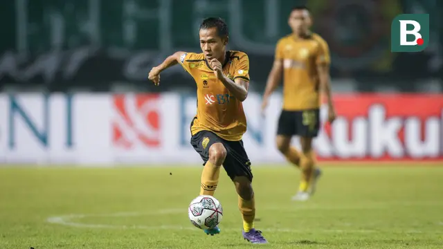 Foto: Gol Tunggal Wahyu Subo Seto ke Gawang Persebaya, Bawa Bhayangkara FC Raih Kemenangan Perdana di BRI Liga 1 2022/2023