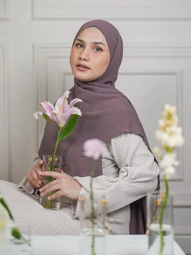 5 Cara Memakai Hijab Pashmina Trendy ala Lesti Kejora hingga Citra Kirana, Cocok untuk Lebaran