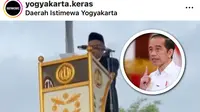 Unggahan di instagram , ada jemaah meninggalkan khutbah sholat Ied di Bantul (instagram @yogya.keras)