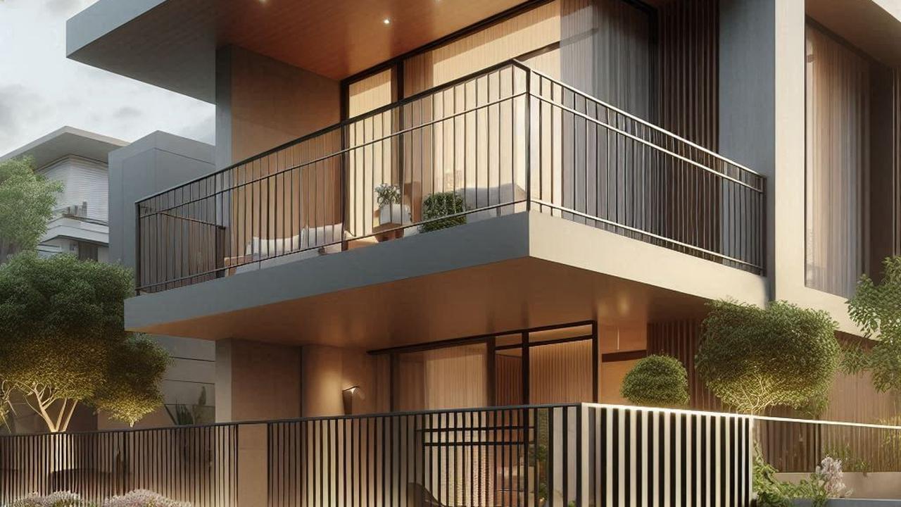 Desain Railing Balkon Minimalis