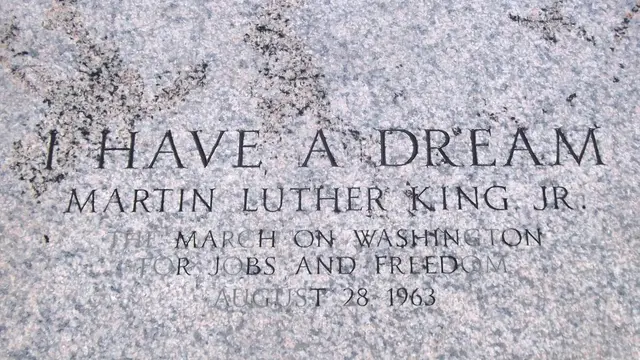 Draf asli Pidato 'I Have A Dream'. (Wikipedia)