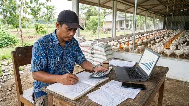 Pencatatan Keuangan Bisnis Ayam Broiler
