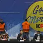 Ketua KPK Firli Bahuri (tengah) didampingi Deputi Penindakan Karyoto dan Plt Juru Bicara Ali Fikri saat konferensi pers terkait Operasi Tangkap Tangan (OTT) atas kasus dugaan suap bansos penanganan covid-19 Kementerian Sosial, di Jakarta, Minggu (6/12/2020) dini hari. (Liputan6.com/Herman Zakharia)