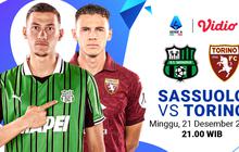 Saksikan Live Streaming Serie A Pekan ke-16: Sassuolo vs Torino, Eksklusif di Vidio