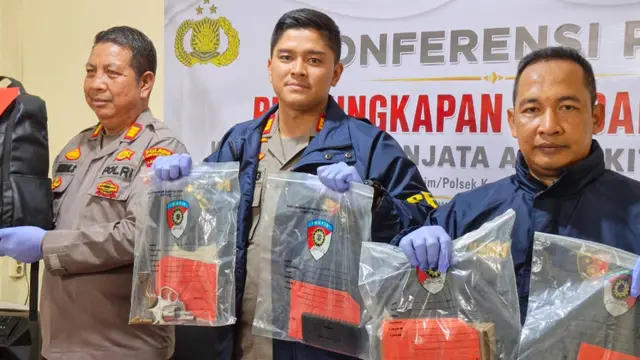 Jaringan Curanmor Bersenpi Terbongkar, Hasil Polisi Menyamar Jadi Kurir