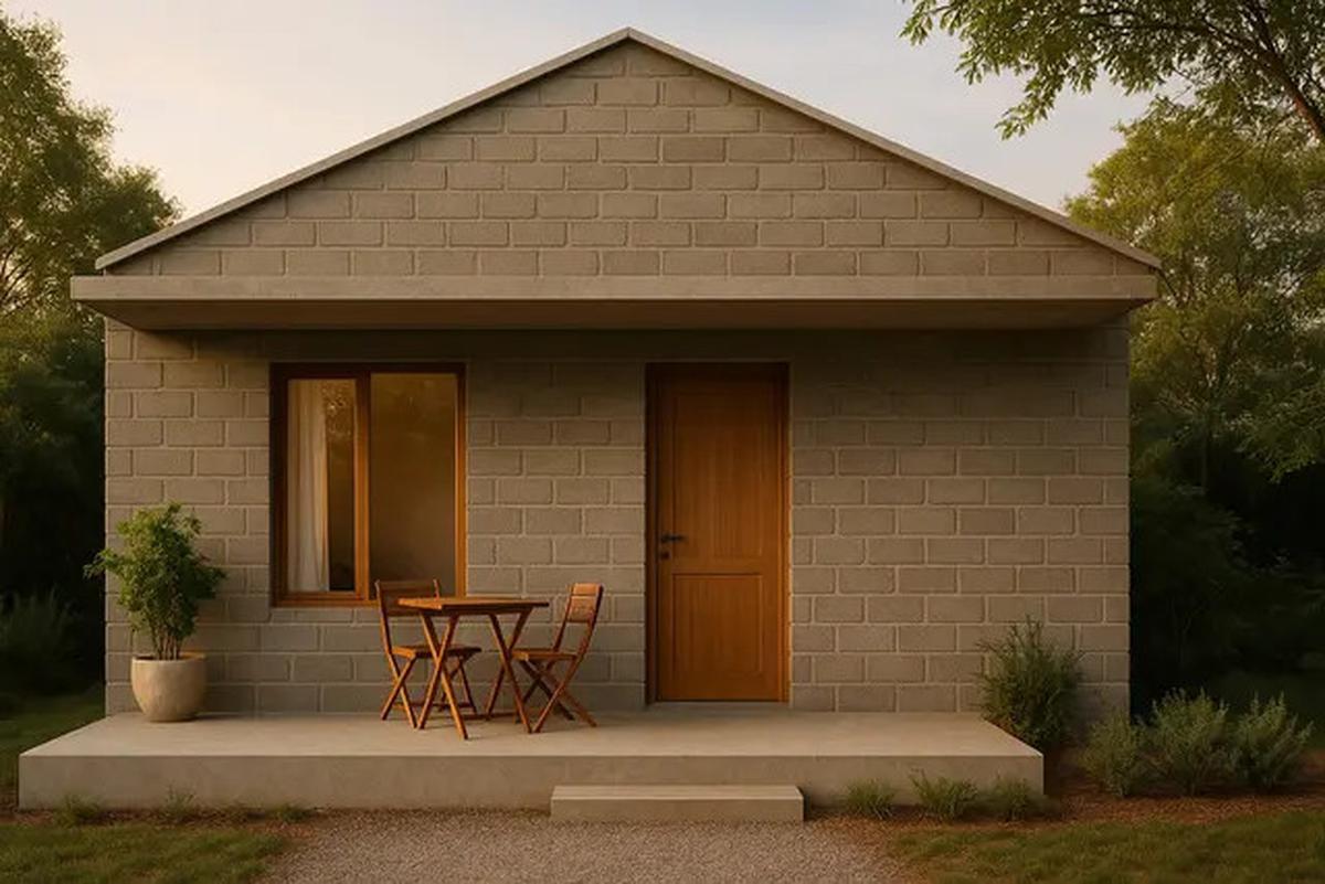 8 Model Rumah Kecil 1 Kamar dari Batako, Cocok untuk Pasangan Muda