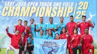 Atlet atletik muda dari Papua Athletics Center (PAC)