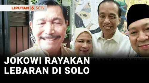 VIDEO: Lebaran Pertama, Didit Prabowo Kunjungi Jokowi di Solo