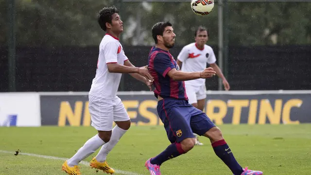 Aksi Ciamik Suarez Benamkan Timnas U-19