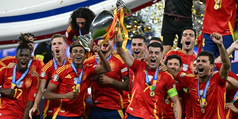 Kalahkan Inggris 1-2, Spanyol Rengkuh Gelar Juara Euro untuk Keempat Kalinya