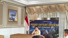 Tiba di Pontianak, Prabowo Pimpin Rapat Penanganan Kebakaran Hutan