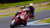 M. Kiandra Ramadhipa berjaya pada seri ARRC 2024 di Sirkuit Mobility Resort Motegi, Jepang. (PT Astra Honda Motor)