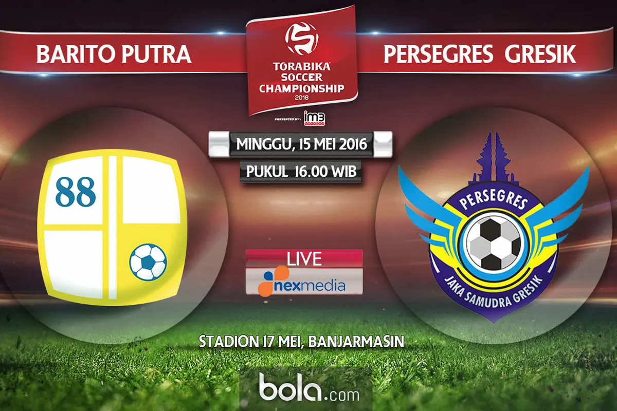 Barito Putera vs Persegres Gresik (bola.com/Rudi Riana)