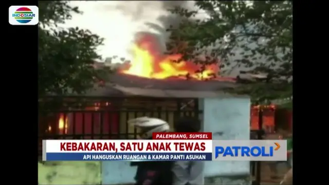Kebakaran Panti Asuhan di Palembang, Satu Anak Meninggal Dunia