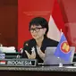 Menlu Retno Marsudi menekankan bahwa bagi Indonesia, Myanmar adalah rumah bagi saudara-saudara Rohingya, dan menilai bahwa mereka harus terus dilindungi (Kemlu)